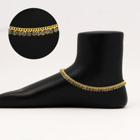 Thumbnail for gray color rhinestone anklets (ank919gry)