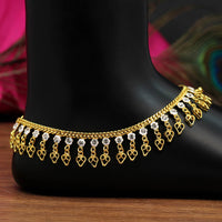 Thumbnail for white color rhinestone anklets (ank971wht)