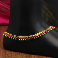 Thumbnail for rani color rhinestone anklets (ank989rni)