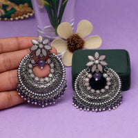 Thumbnail for gray color antique earrings (ante1652gry)