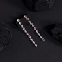 Thumbnail for white color antique earrings (ante1677wht)