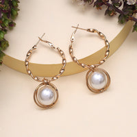 Thumbnail for white color fashion earrings (ante1712wht)