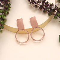 Thumbnail for rose gold color fashion earrings (ante1737rgld)