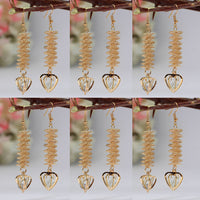 Thumbnail for gold color antique earrings combo of 6 pairs (ante484cmb)