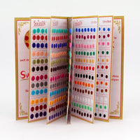 Thumbnail for multicolor velvet bindi book for women & girls- total pieces- 960 (bnd116cmb)