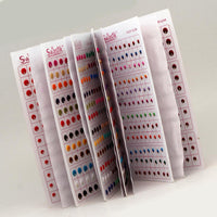 Thumbnail for multicolor velvet bindi book for women & girls- total pieces- 948 (bnd130cmb)