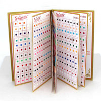 Thumbnail for assorted color multicolor velvet bindi book for women & girls- total pieces- 960 (bnd142cmb)