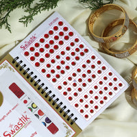 Thumbnail for assorted color velvet bindi book for women & girls- total pieces- 960 (bnd209cmb)