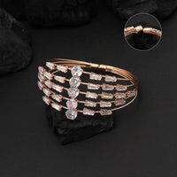 Thumbnail for white color rose gold moon stone kids bracelet (crtb198wht)