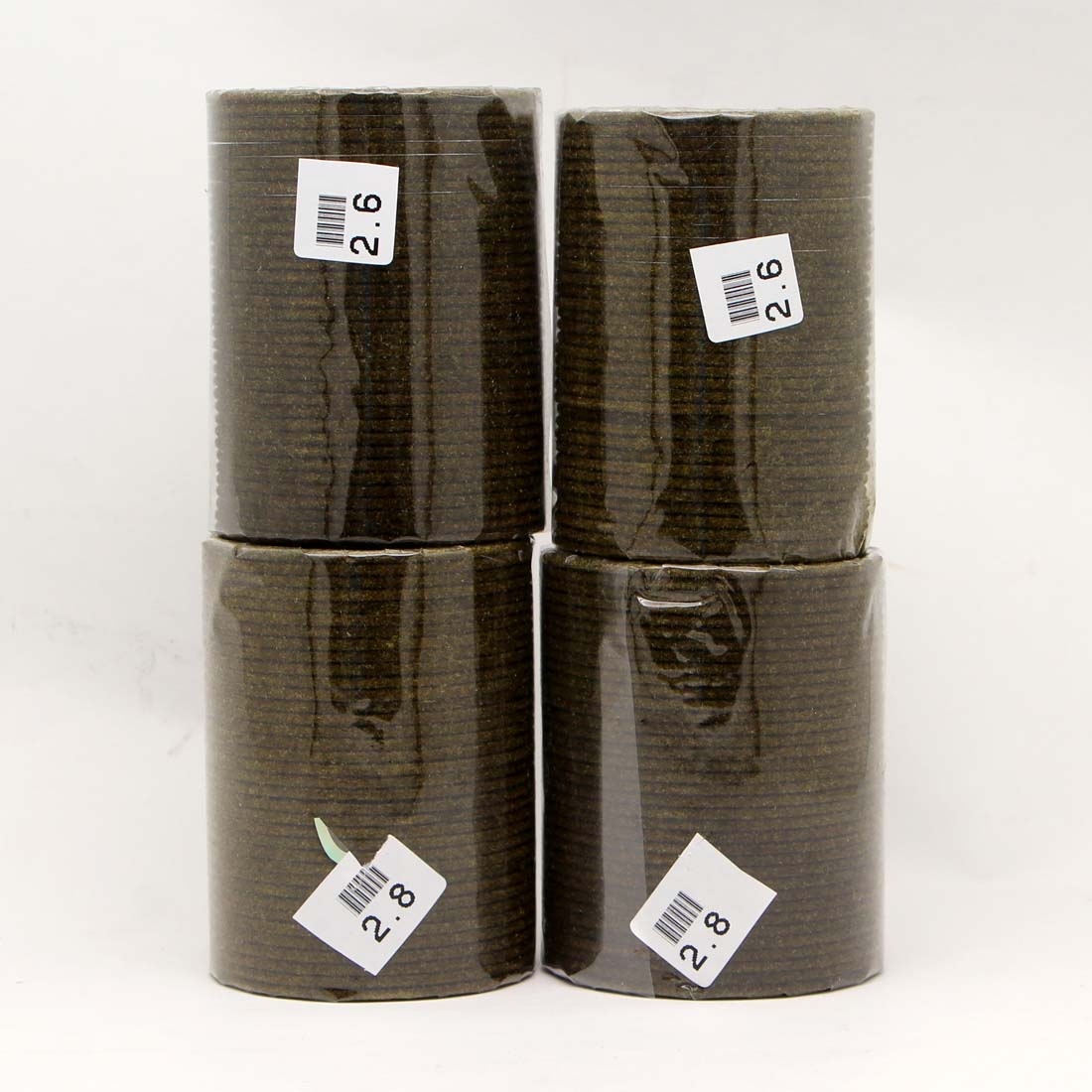 brown color 4 set of velvet fashion bangles combo size(2 set of 2.6, 2 set of 2.8) fb108cmb