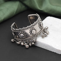 Thumbnail for silver color oxidised bracelet (gsb313slv)