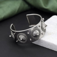 Thumbnail for silver color oxidised bracelet (gsb321slv)