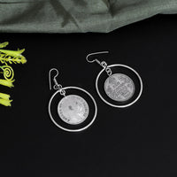 Thumbnail for silver color oxidised earrings (gse2216slv)