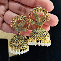 Thumbnail for gold color oxidised earrings (gse2804gld)