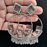 Thumbnail for silver color oxidised earrings (gse2806slv)