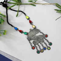 Thumbnail for multi color oxidised necklace (gsn1638mlt)
