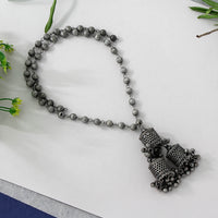Thumbnail for silver color oxidised necklace (gsn1650slv)