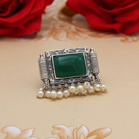 Thumbnail for green color oxidised rings (gsr529grn)