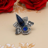 Thumbnail for blue color oxidised rings (gsr533blu)