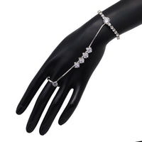 Thumbnail for white color rhinestone hathphool (hf158wht)