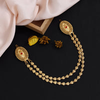 Thumbnail for gold color gold plated hair pin / juda pin (hrp188gld)