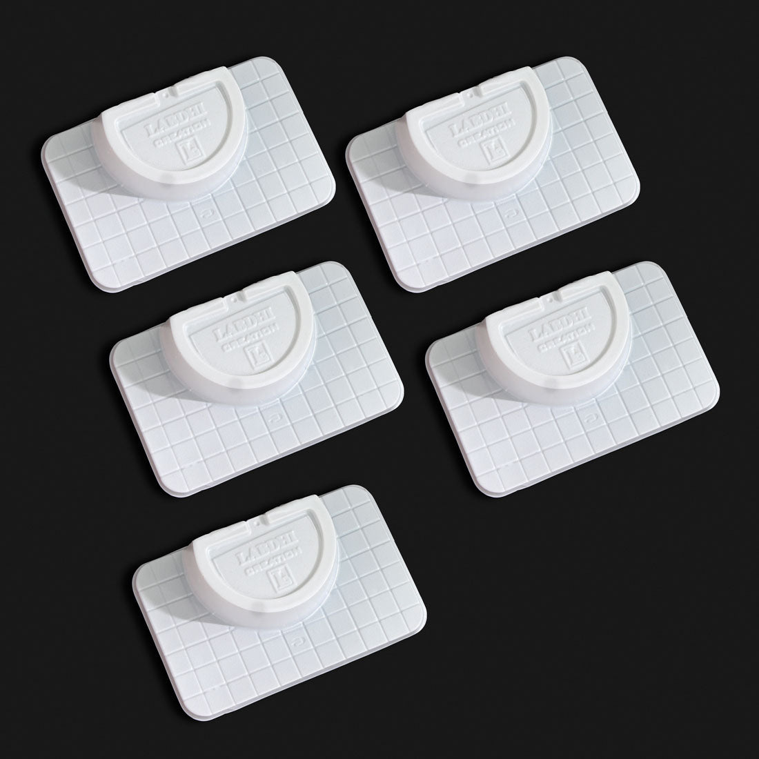 white color 5 pieces of choker necklace neck dummy jewellery raw material (jrm126wht)