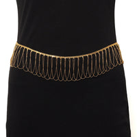 Thumbnail for gold plated kamarband waist belt for women//girls (kmbnd480gld)