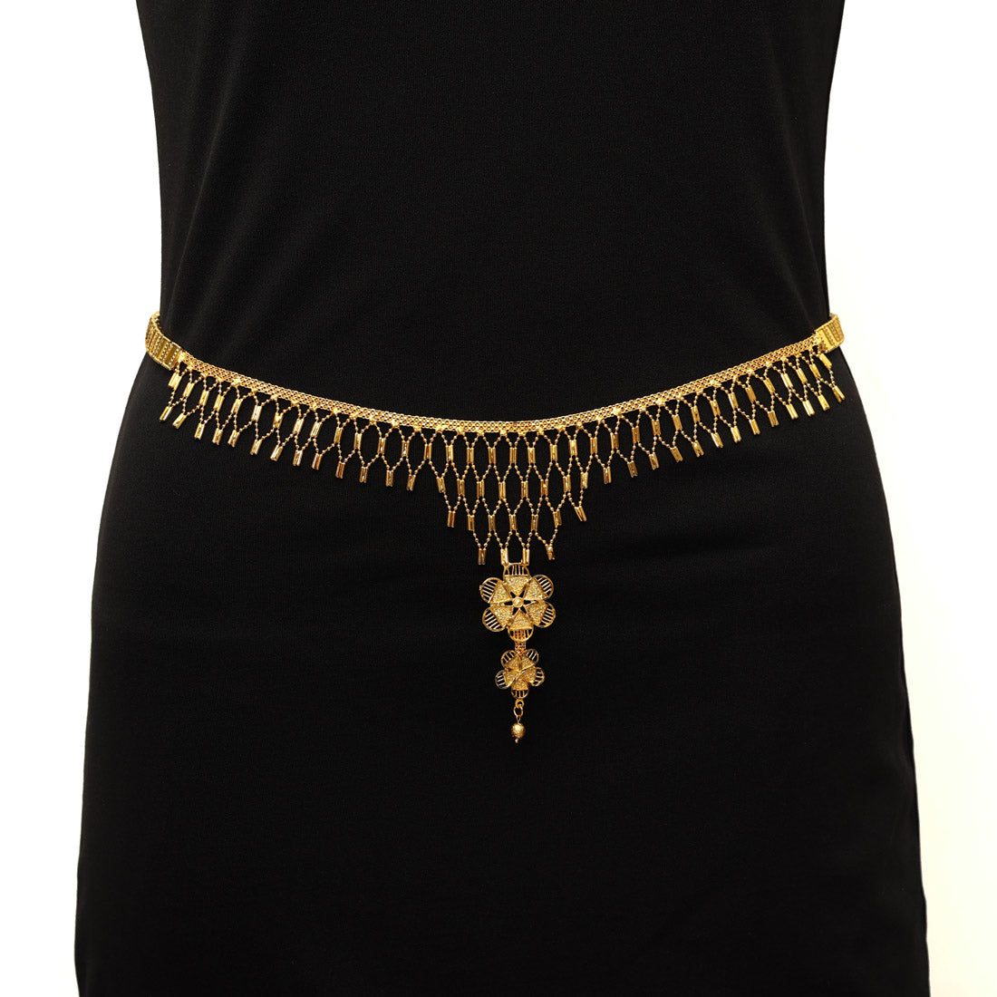 gold plated kamarband waist belt for women//girls (kmbnd485gld)