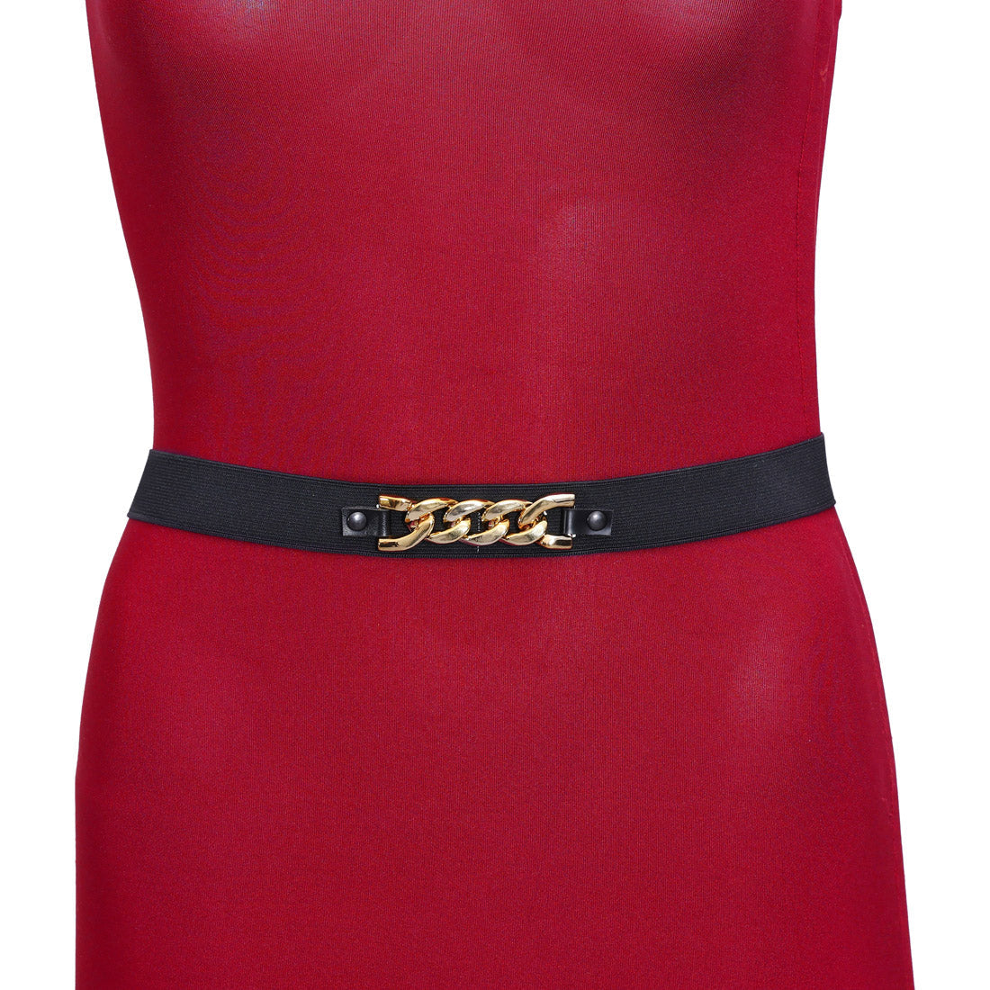 gold & black color kamarband elastic waist belt for women//girls (kmbnd490gld)