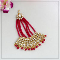 Thumbnail for rani color kundan maang pasa (mps145rni)