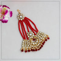 Thumbnail for rani color kundan maang pasa (mps146rni)