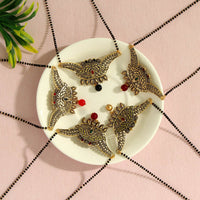Thumbnail for assorted color 5 piece of mangalsutra combo (ms167cmb)