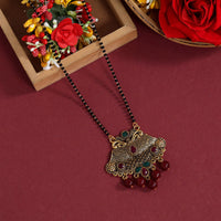 Thumbnail for maroon & green color mangalsutra (ms288mg)