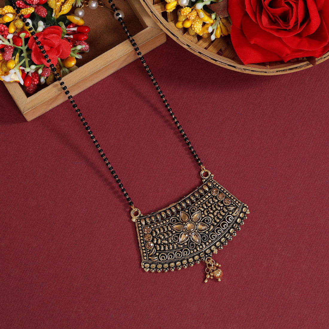 gold color mangalsutra (ms289gld)