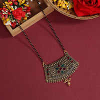 Thumbnail for maroon & green color mangalsutra (ms289mg)