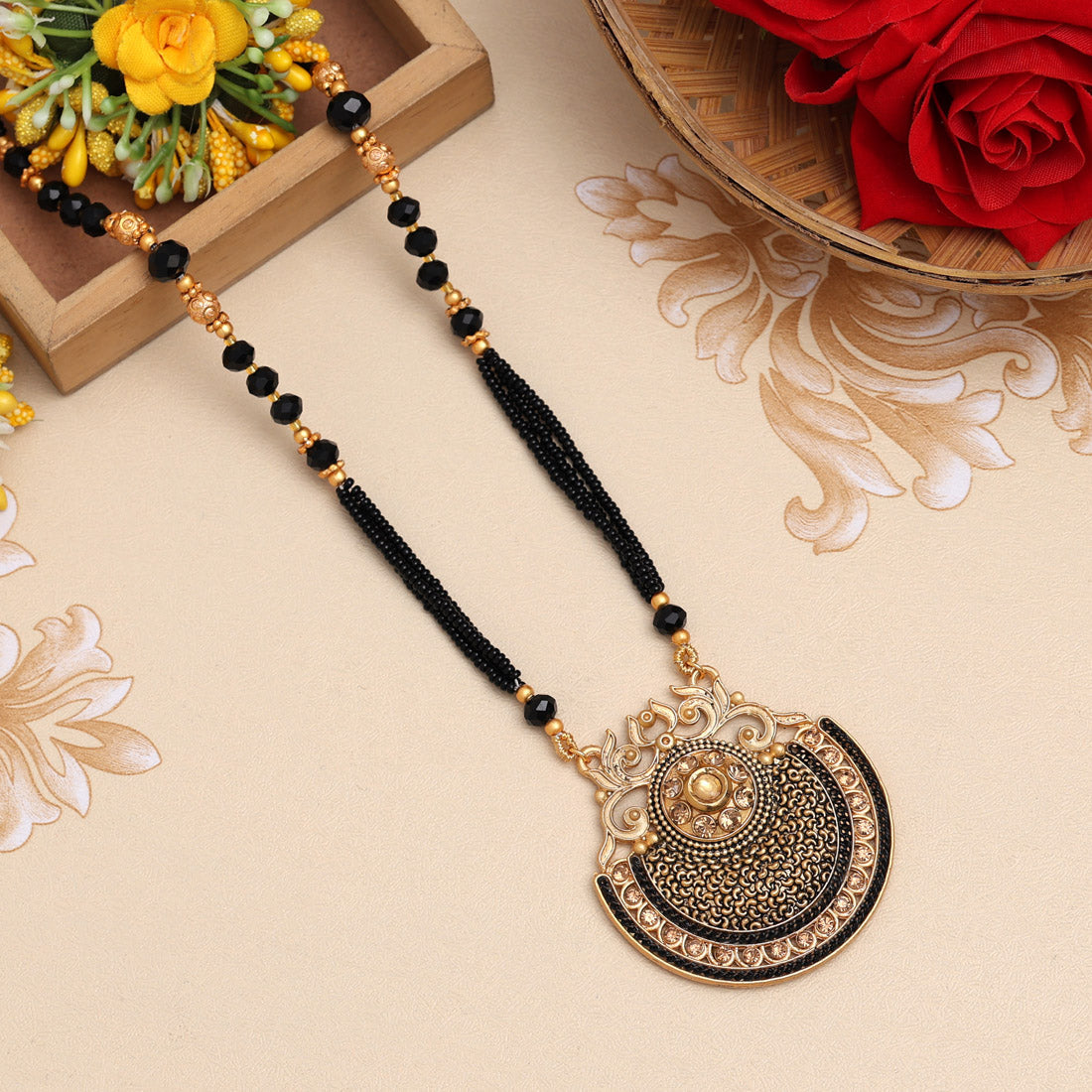 gold color long mangalsutra (ms304gld)