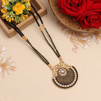 Thumbnail for white color long mangalsutra (ms304wht)