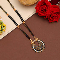 Thumbnail for gold color long mangalsutra (ms306gld)