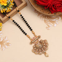 Thumbnail for gold color long mangalsutra (ms323gld)
