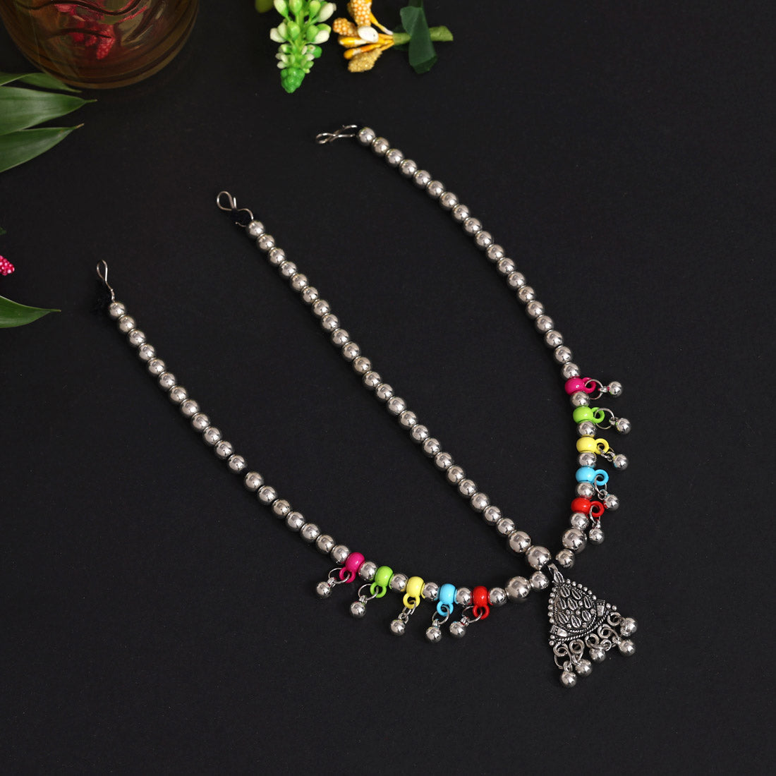multi color oxidised matha patti (mtp342mlt)