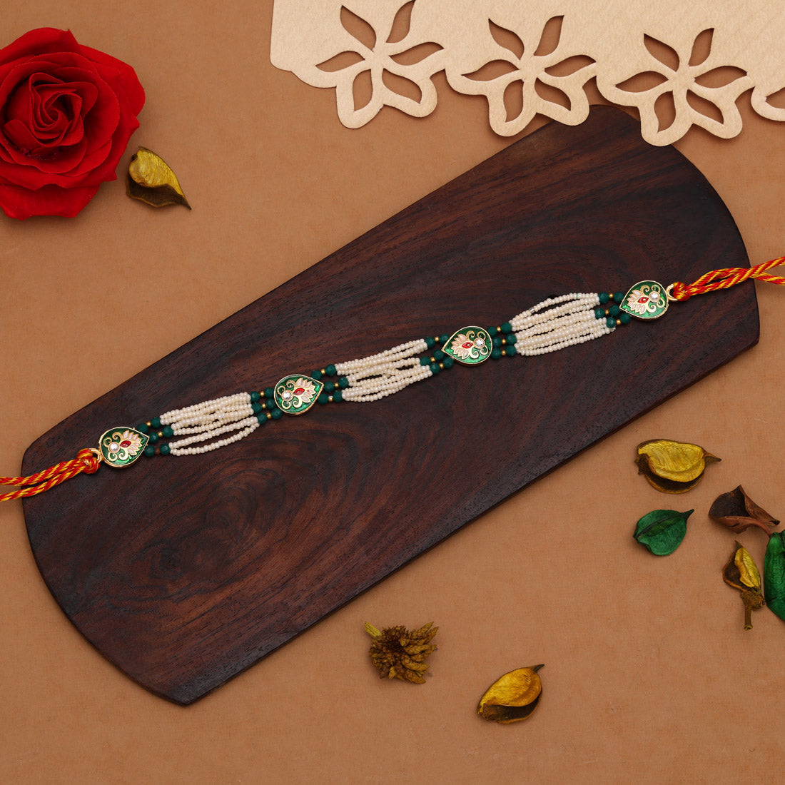 green color matha patti (sheesh phool) (mtp386grn)