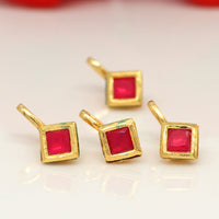 Thumbnail for rani color kundan nose pin combo of 4 pieces (nsp182cmb)