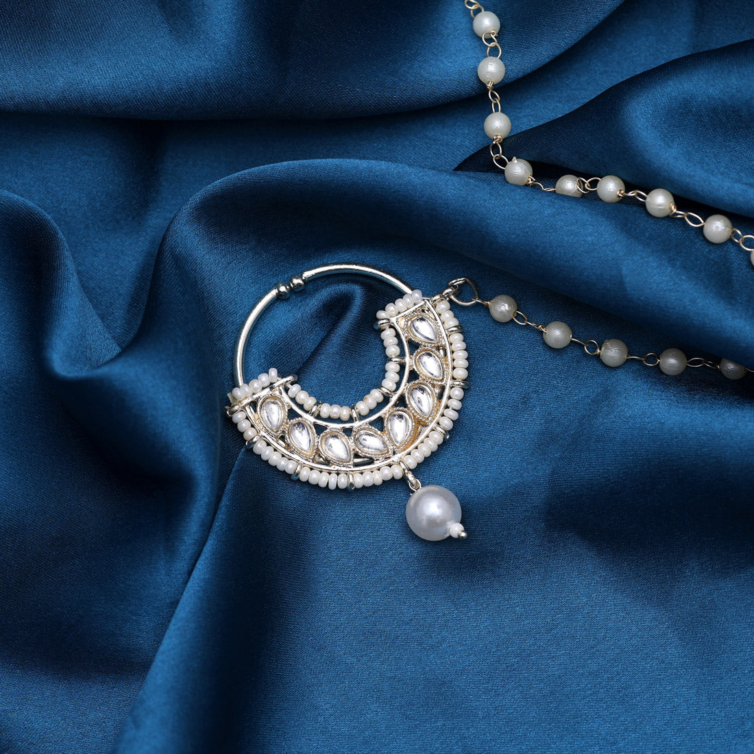 white color nose nath (nth332wht)